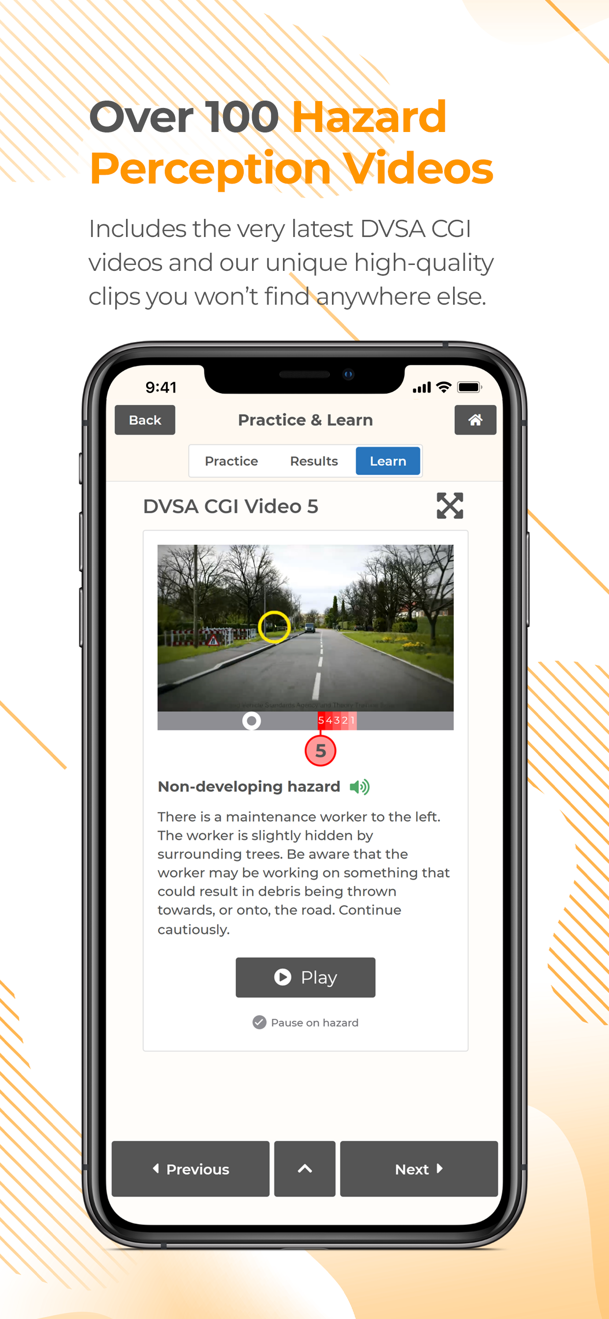 Hazard perception videos